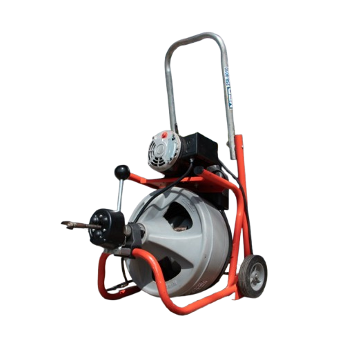 Maquina destapa cañerías eléctrico 110v, cable de 1/2'' x 75'