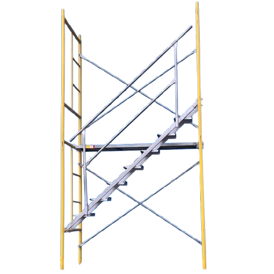 Escalera interna de aluminio